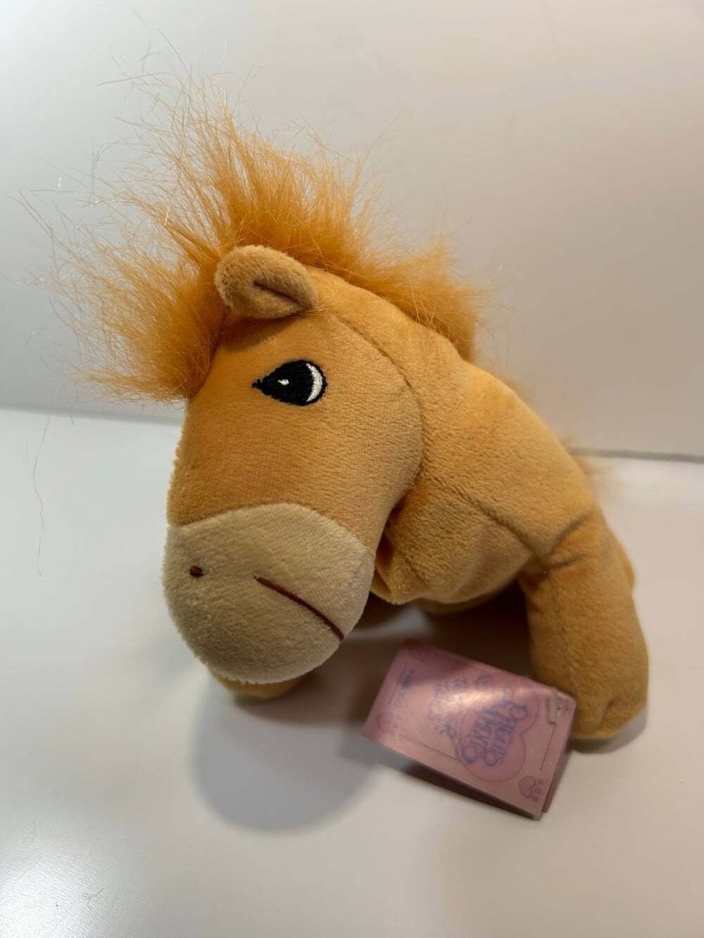 Precious Moments Orange Tan Horse plush 1997 Tender Tails